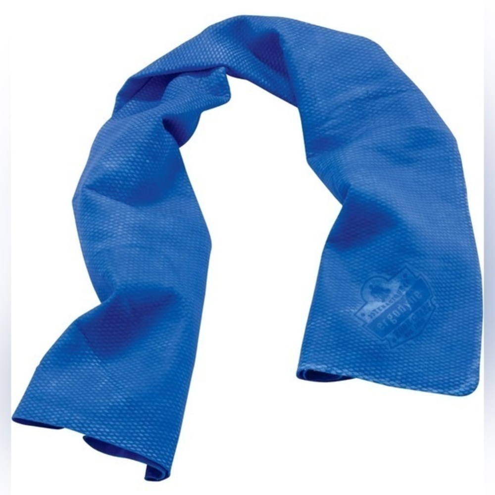 Ergodyne Chill-Its 6602 Evaporative Cooling Towel, Blue 13 inches x 29.5 inches